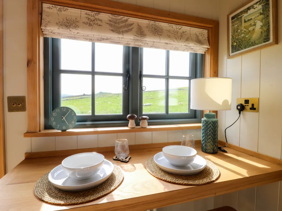 Fern dining and sleeping area